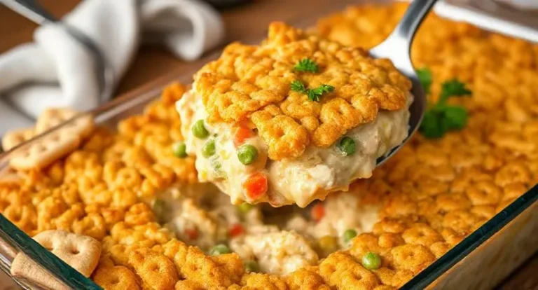 Ritz Cracker Chicken Casserole
