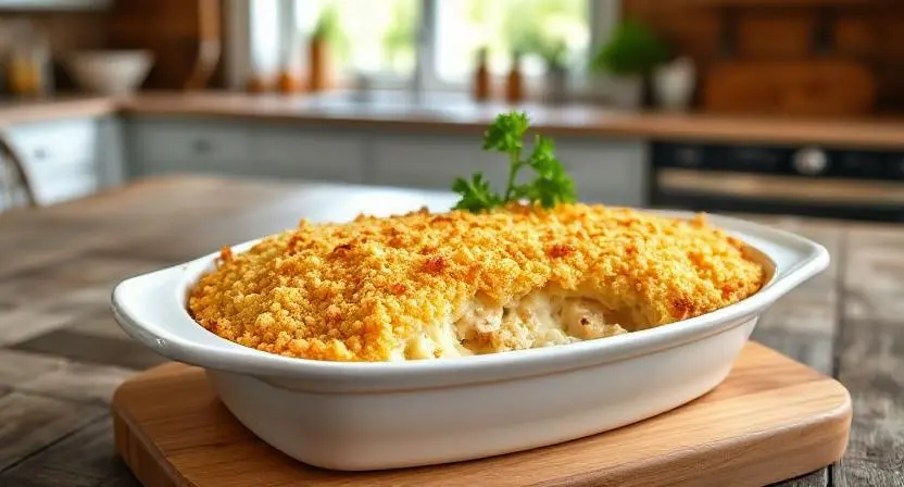Ritz Cracker Chicken Casserole