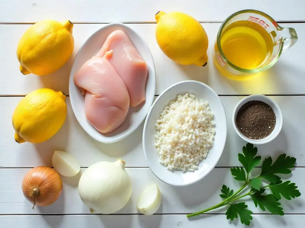 chicken lemon rice soup